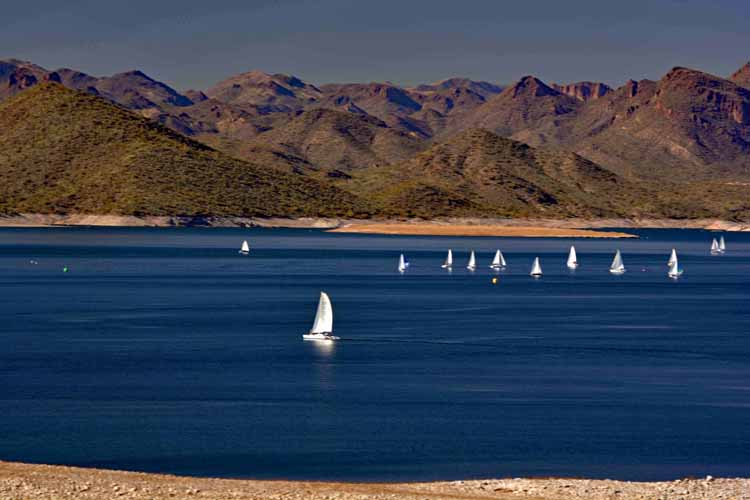 the lake